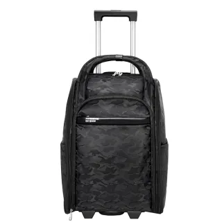 【悅生活】GoTrip微旅行--24吋 雲彩燒燒平開立式拉桿行李袋 黑色(拉桿包 行李箱 登機箱)