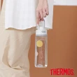 【THERMOS膳魔師】momo獨家小熊維尼甜甜圈篇彈蓋輕水瓶710ml+不鏽鋼真空杯350ml(TP4329WP+JDG-350WP)