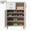 【文創集】奧蘭雙色2.7尺二門二抽鞋櫃
