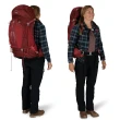 【Osprey】Aura AG 65 登山背包 65L 女款 莓果紅(健行背包  徙步旅行 登山後背包)