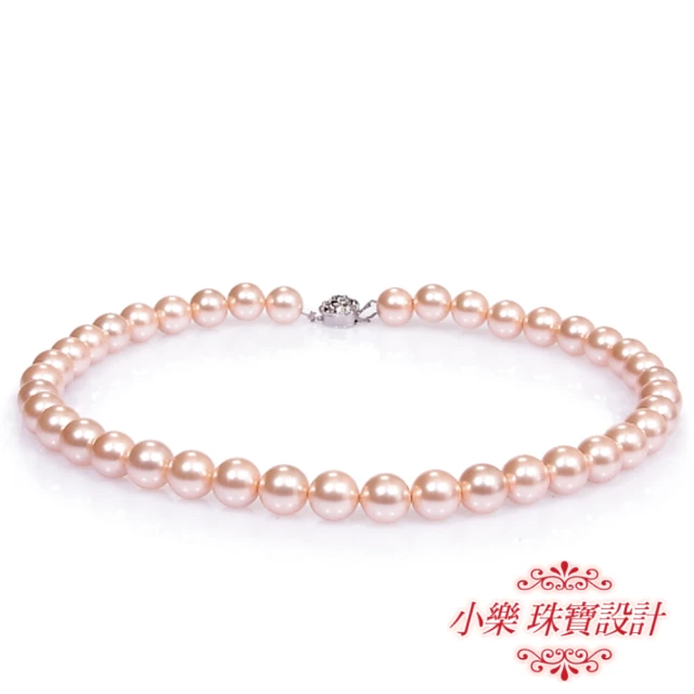 小樂珠寶 粉色加長版60公分南洋深海貝珍珠項鍊(高挑者豐腴者