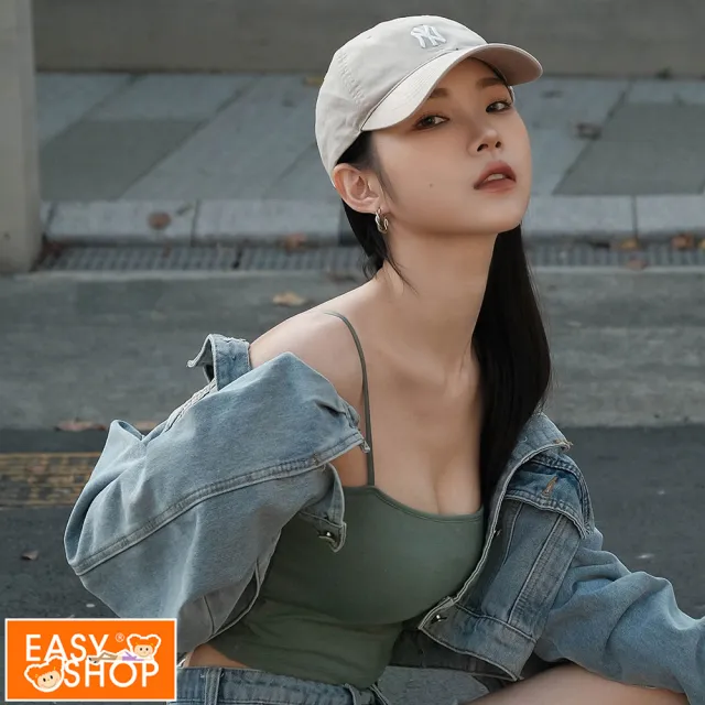 【EASY SHOP】Banana Pie-BRA TOP平口短版爆乳涼感背心(綠野仙蹤)