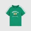 【GAP】男童裝 Logo純棉小熊印花圓領短袖T恤-綠色(890473)