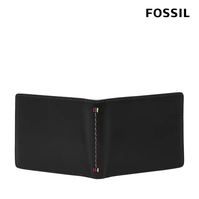 【FOSSIL 官方旗艦館】Tremont 真皮皮夾-黑色 ML4571001(禮盒組附鐵盒)