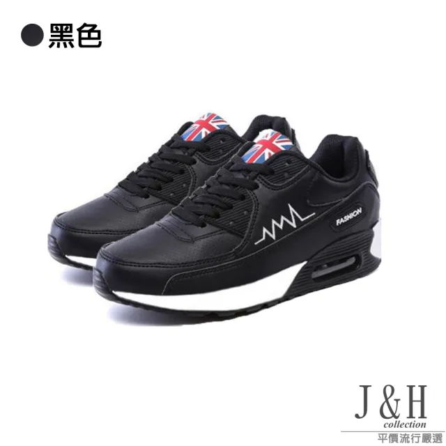 【J&H collection】皮質透氣輕量休閒健走鞋(現+預 白色 / 玫紅 / 黑色)