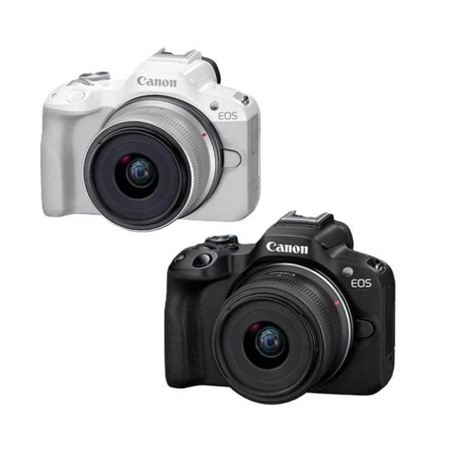 CanonCanon EOS R50 + RF-S 18-45mm F4.5-6.3 IS STM KIT 單鏡組 無反微單眼相機(公司貨 12+6個月保固)