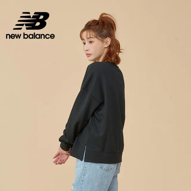 【NEW BALANCE】NB 衛衣上衣_女裝_黑色_AWT21500BK(亞版 版型正常)