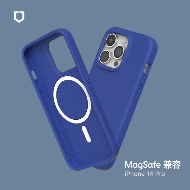 【RHINOSHIELD 犀牛盾】iPhone 14 Pro 6.1吋 SolidSuit MagSafe兼容 超強磁吸手機保護殼(經典防摔背蓋殼)