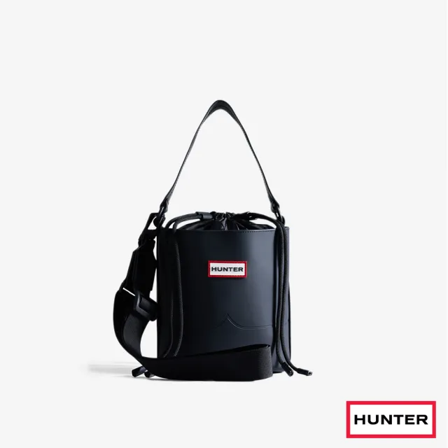 【HUNTER】橡膠感水桶包(黑色)