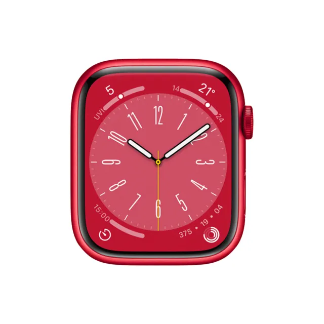 【Apple】A 級福利品 Apple Watch S8 GPS 45mm 鋁金屬錶殼(副廠配件/錶帶顏色隨機)