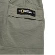 【National Geographic 國家地理】男女同款 DIMER 平織工裝長褲 - 卡其色(休閒風格)