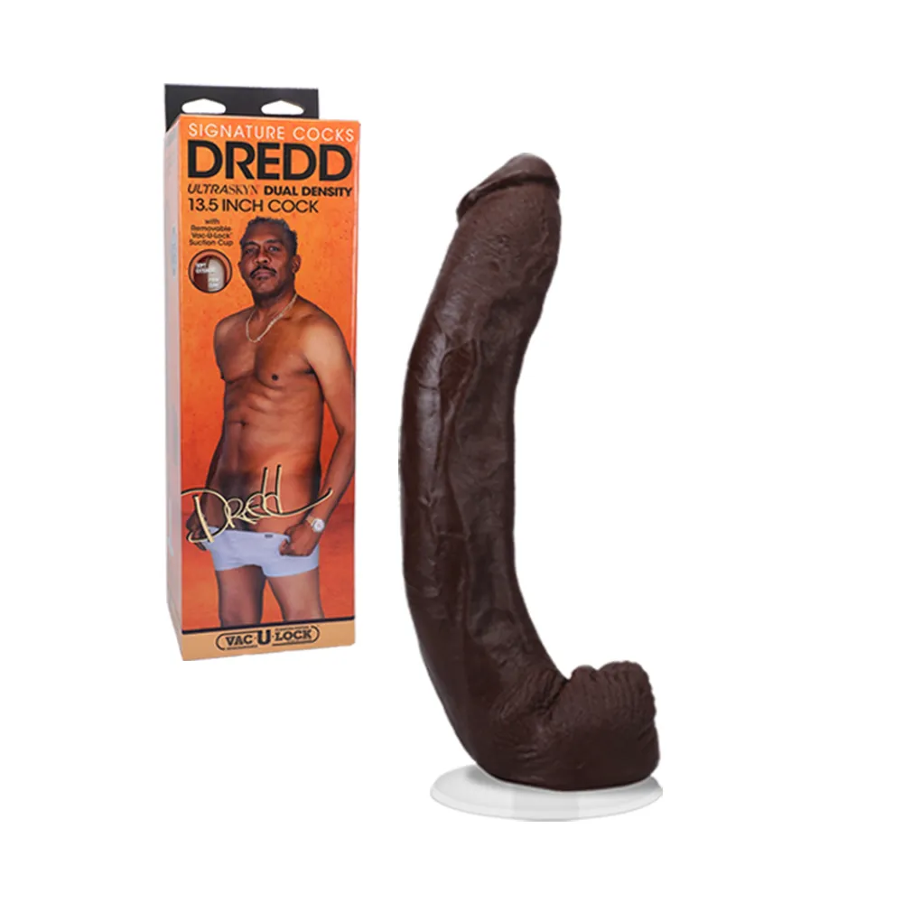 DOC JOHNSON 德雷德 傳奇巨屌擬真13.5吋陽具 DREDD DUAL DENSITY COCK(假陽具.情趣用品.DILDO.假屌)