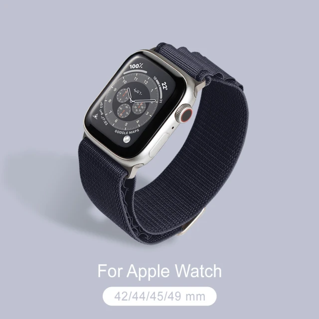General Apple Watch 高山錶帶 蘋果手錶適用 42/44/45/49mm - 午夜藍(手錶 錶帶)
