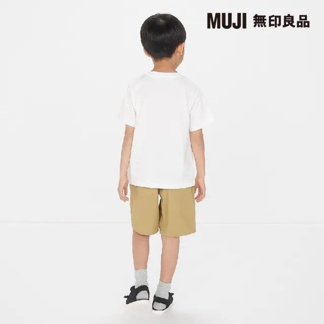 【MUJI 無印良品】兒童棉混聚酯纖維刺繡口袋短袖T恤(共9色)