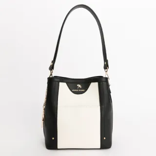 【Arnold Palmer 雨傘】水桶包附長短背帶 High-end系列(黑色)