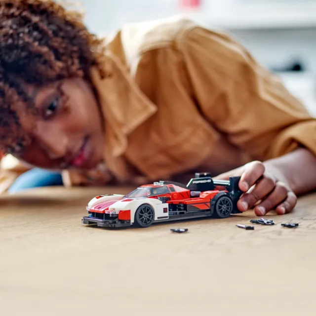 【LEGO 樂高】極速賽車系列 76916 Porsche 963(保時捷跑車 賽車模型)