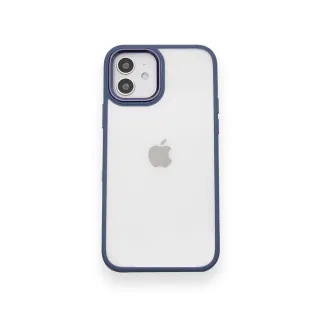 【General】iPhone 12 Pro Max 手機殼 i12 Pro Max 6.7吋 保護殼 無機質風格金屬鏡框軟邊硬殼保護套