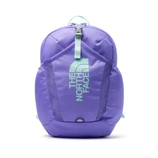 【The North Face 官方旗艦】北面兒童紫色舒適背負搭扣設計休閒後背包｜52VXYNO(書包)