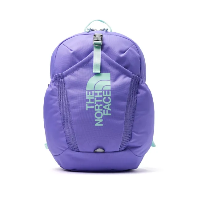 【The North Face 官方旗艦】北面兒童紫色舒適背負搭扣設計休閒後背包｜52VXYNO