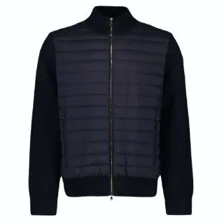 【MONCLER】春夏新款 男款 前襟羽絨拼接外套-深藍色(1號USA-S、2號USA-M、3號USA-L、4號USA-XL)