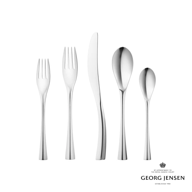 Georg Jensen 喬治傑生 COBRA 餐具禮盒 5 件(不銹鋼)