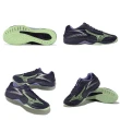 【MIZUNO 美津濃】排球鞋 Thunder Blade Z 男鞋 深藍 綠 室內運動 桌球 羽球 入門款 美津濃(V1GA2370-11)