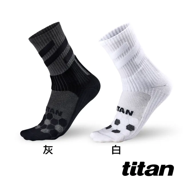 【titan 太肯】3雙組_專業籃球襪(止滑防護｜襪子+護踝 強力包覆 8字型鎖)