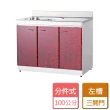 【分件式廚具】不鏽鋼分件式廚具(ST-100單槽洗台)