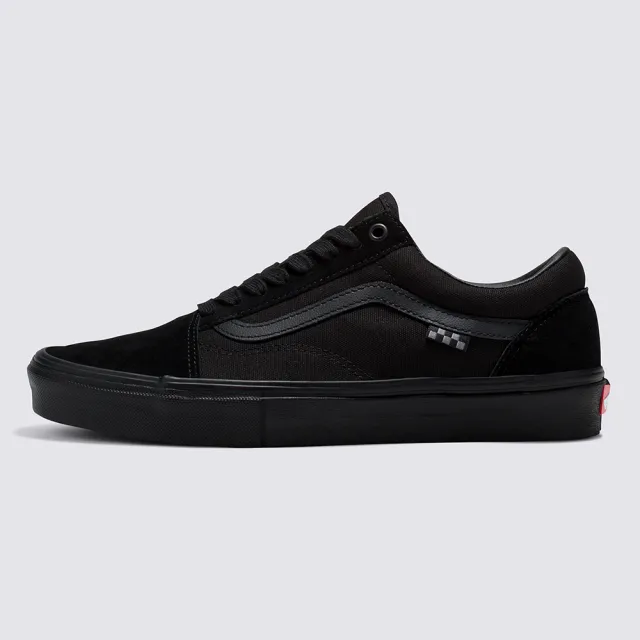 【VANS 官方旗艦】Skate Old Skool 男女款黑色專業滑板鞋