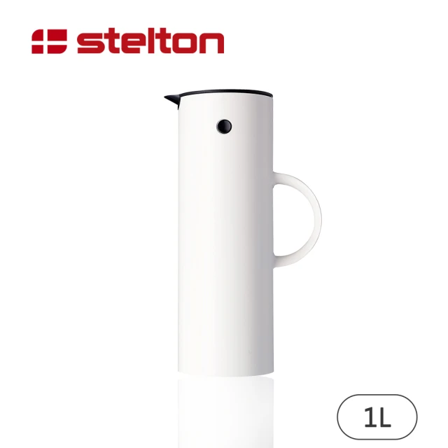 【Stelton】啄木鳥真空保溫壺1L(白)