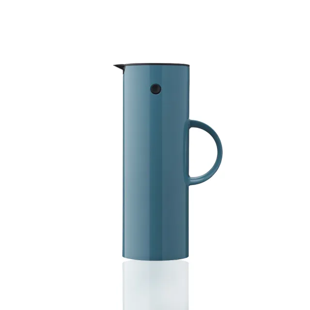 【Stelton】啄木鳥真空保溫壺1L(藍灰)