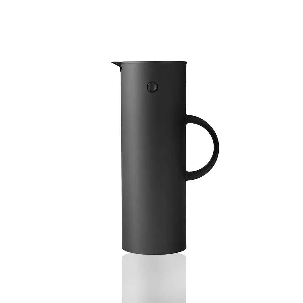 【Stelton】啄木鳥/真空保溫壺1L(黑)