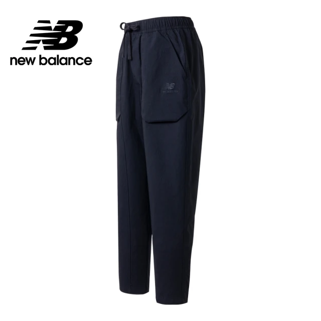 NEW BALANCE NB SDS鬆緊抽繩工裝長褲_男性_黑色_AMP33361BK