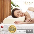 【1/3 A LIFE】天絲恆溫抗菌-按摩側睡模塑枕(天王枕+天后枕)