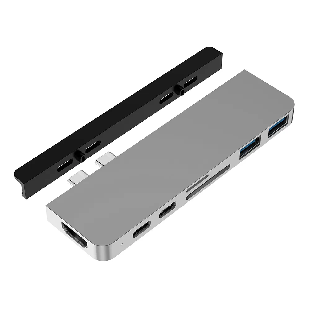 【HyperDrive】7-in-2 USB-C Hub 二代-銀(適用M1/M2/M3)