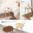 【TaKaYa】日式和風D型小圓桌/茶几桌/床邊桌/矮桌(實木腳/二色／日本設計MIT)