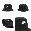 【NIKE 耐吉】漁夫帽 Apex Futura Bucket Hat 黑 白 水洗 刺繡 中筒 帽子(FB5381-010)