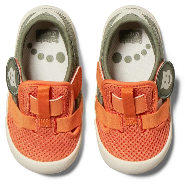 【Onitsuka Tiger】鬼塚虎 KIDS 軍綠橘配色 MEXICO 66 SANDAL 小童鞋 休閒鞋 (1184A199-800)
