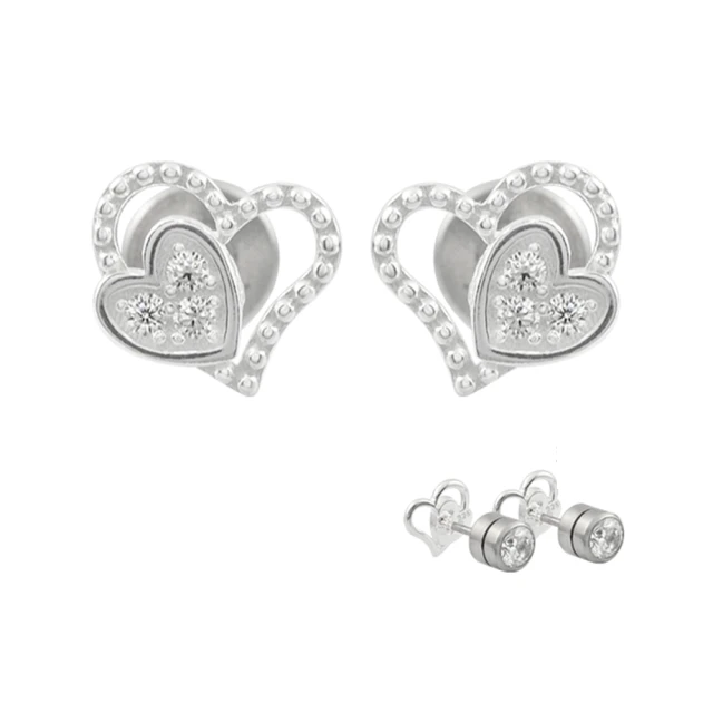 Niloe 銀珠鎖珠純銀耳環(925純銀 台灣設計 鎖珠耳環