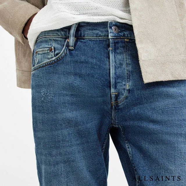 【ALLSAINTS】REX 中腰彈力修身全長牛仔褲 M020EA(修身版型)