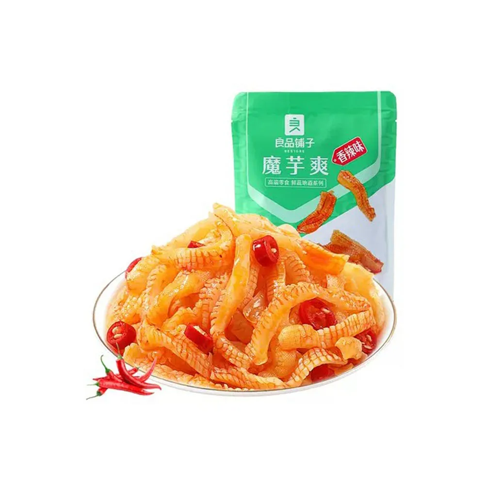 【良品鋪子】香辣魔芋爽 即食魔芋 香辣味 105g-3入組(口感細膩 一看就饞)