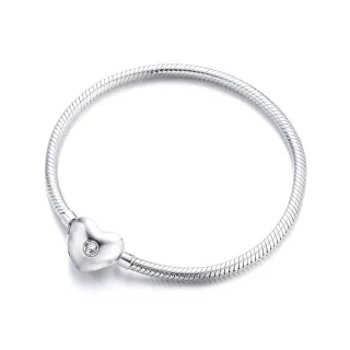 【Angemiel 安婕米】925純銀珠飾 串珠手鍊(愛心款)