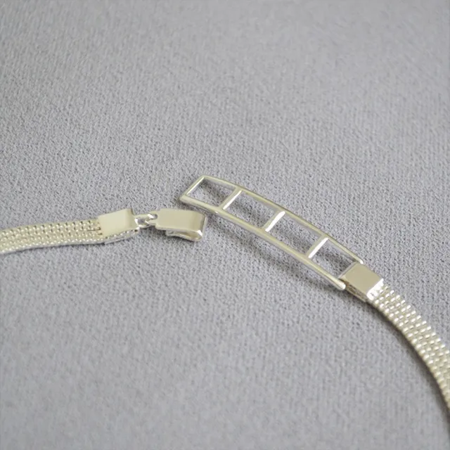 【KT DADA】個性項鍊 韓國項鍊 粗項鍊 小眾設計 頸鏈 choker 銀項鍊 18k金項鍊 扁蛇骨鍊 蛇骨項鍊