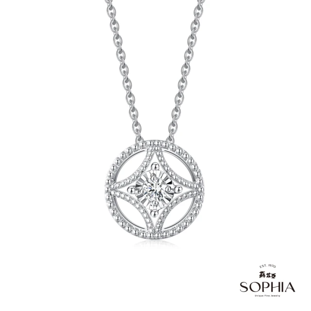 蘇菲亞珠寶 14K金 蘿倫 鑽石項墜優惠推薦