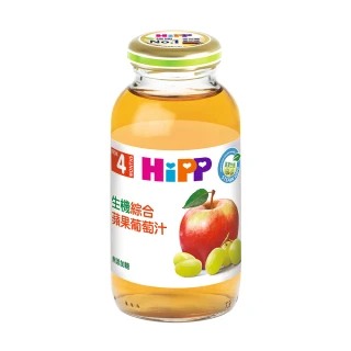 【HiPP】喜寶生機綜合果汁200ml*6入(蘋果葡萄汁)