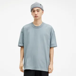 【ALLSAINTS】ISAC 純棉厚實寬鬆落肩短袖T恤 M032JA(寬鬆版型)