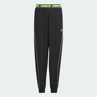 【adidas 愛迪達】運動長褲 吸濕排汗 童裝 IQ1291