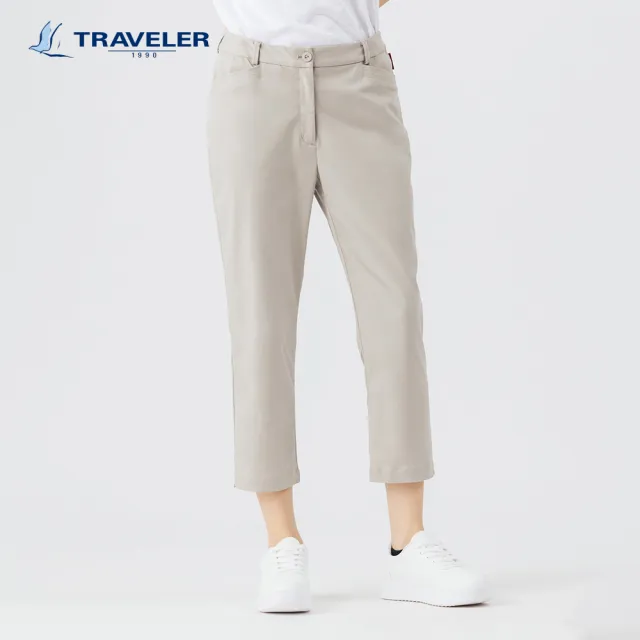 【TRAVELER 旅行者】24SS女款膠原蛋白涼感彈性抗UV八分褲｜241TR516(膠原蛋白褲/涼感/抗UV/八分褲)