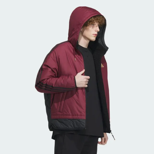 【adidas 愛迪達】CNY 雙面連帽外套 男 IW4037
