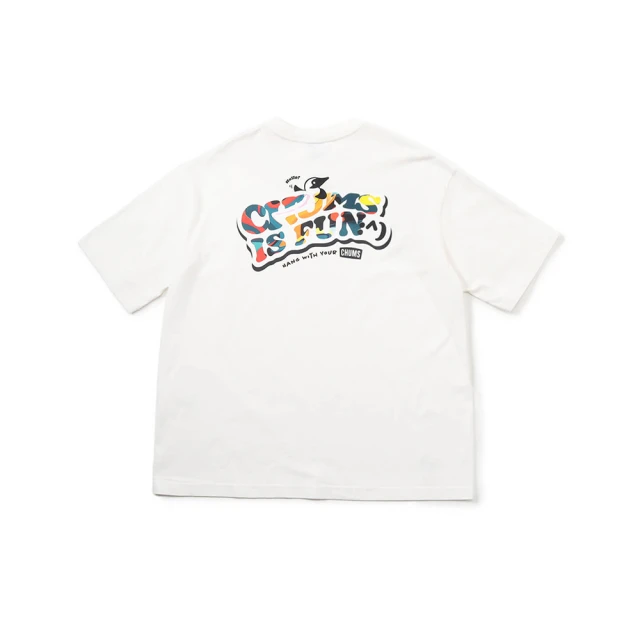 CHUMS CHUMS 休閒 Oversized CHUMS IS FUN T-Shirt短袖上衣 白色(CH012357W001)